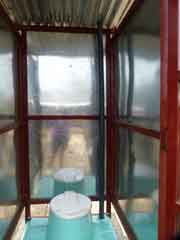 open latrine